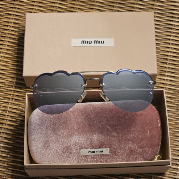 Miu Miu Cloud Aviator Sunglasses - Picture 7 of 17